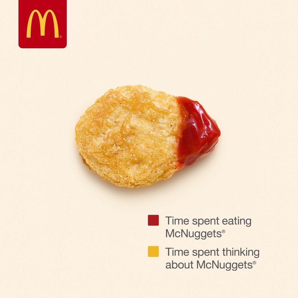 McDonalds is the biggest food advertiser of all time.

The 11 best McDonalds ads ever:

1. McNuggets