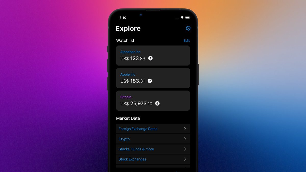 Introducing Watchlist - monitor the market value of stocks and crypto from the US and global exchanges. Available now with the new update of Sumio on the Apple App Store and the Google Play Store: buff.ly/3pcRqng