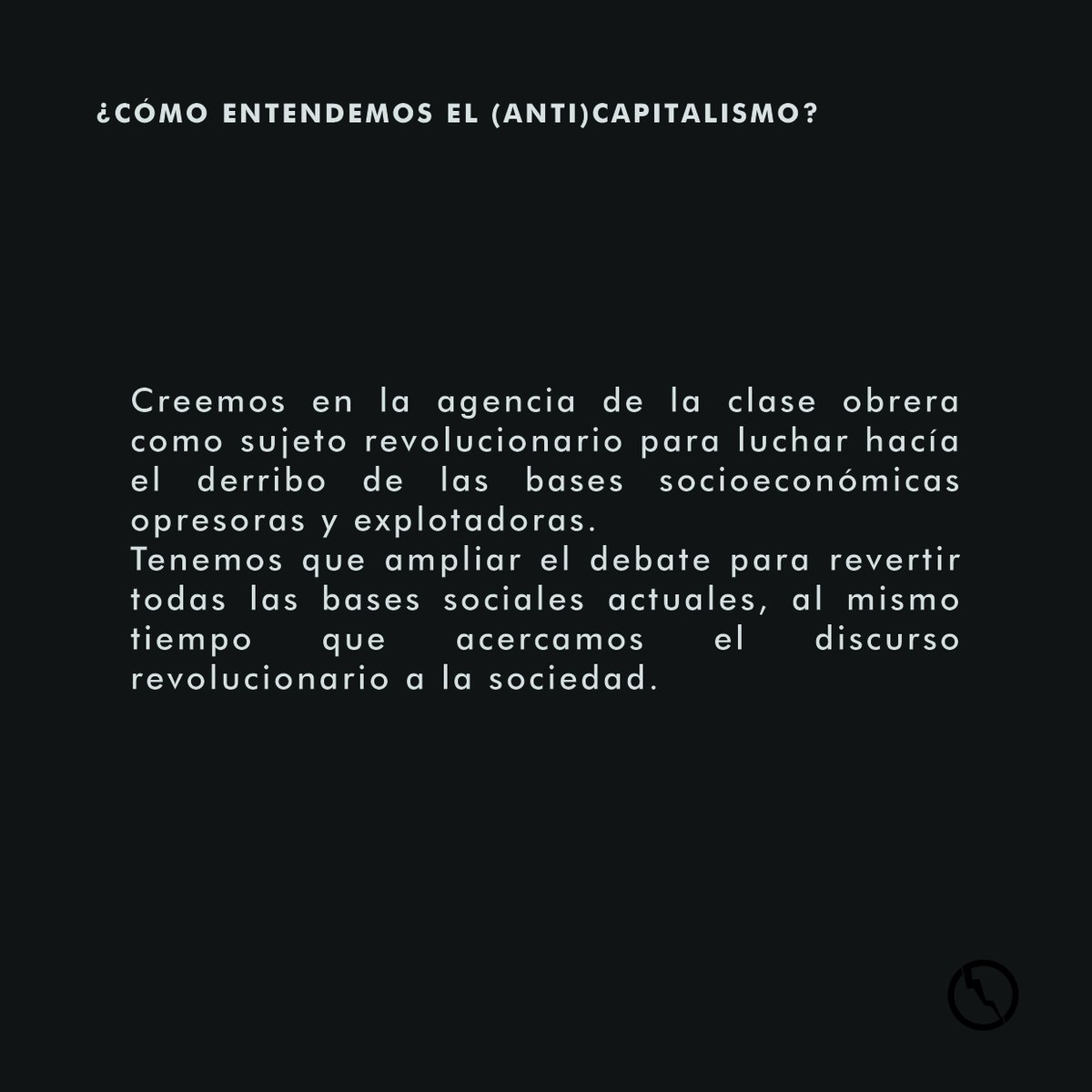 Hola!
Som La Bretxa, una organització revolucionària del Barcelonès que porta una miqueta més d'un any conformant-se. 
Aquí una mica d'informació de qui sóm i cap a on volem anar 👇👇 (1/2)