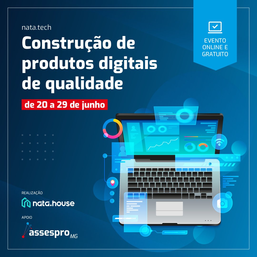AssesproMG's tweet image. 💻 Participe do #natatech e aprenda os passos essenciais para a construção de produtos digitais eficientes e de alta qualidade! 

👉 Evento online e gratuito! Garanta já a sua vaga: bit.ly/3OYQNIm

#produtodigital #qualidadedesoftware #tecnologia #tecnologiadainformação