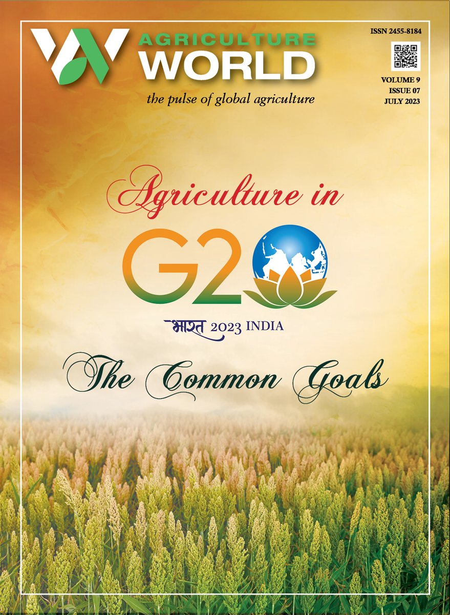 KRISHI JAGRAN presents a special edition of AGRICULTURE WORLD on Agricultural Goals of G20 agricultureworld.co @PMOIndia @AgriGoI @nstomar @KailashBaytu @icarindia @kjkrishimedia