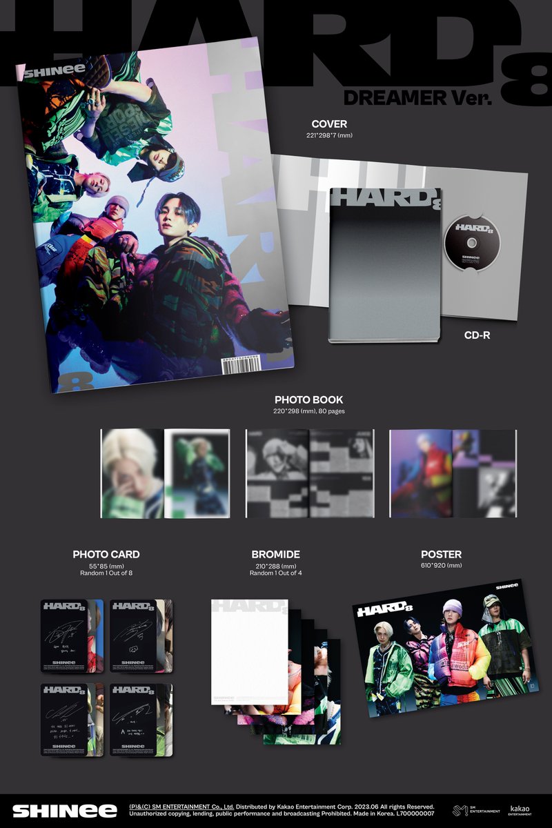 ‘HARD’ Album Details - DREAMER Ver.

SHINee 샤이니 The 8th Album 〖HARD〗 
➫ 2023.06.26 6PM KST

💿Pre-order
🔗SMTOWN&amp;STORE shinee.lnk.to/hard 
🔗YES24 url.kr/74icn2
🔗알라딘 url.kr/9fidwy
🔗교보핫트랙스 url.kr/bfyvw1

#SHINee #샤이니 
#HARD