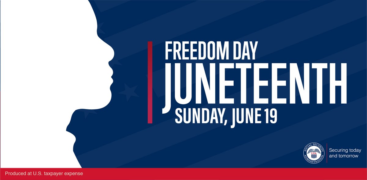 Today, our offices are closed in observance of Juneteenth National Independence Day. You can still use our automated telephone or online services to conduct your business. Visit ow.ly/SoTe50OkPlp to learn more about our services.