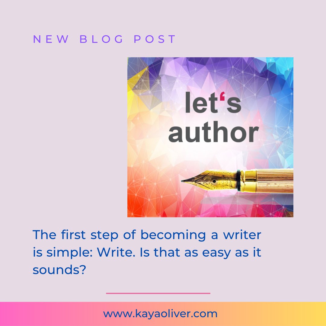 Sometimes the hardest part is getting started! Visit my #blog at kayaoliver.com for tips.
.
.
.
.
.
#blogger #writingtips #writingcommunity #author #writer #amwriting #writerslife #writerprobs #writerproblems #advice #fiction #nonfiction #lifecoach #writersoftwitter