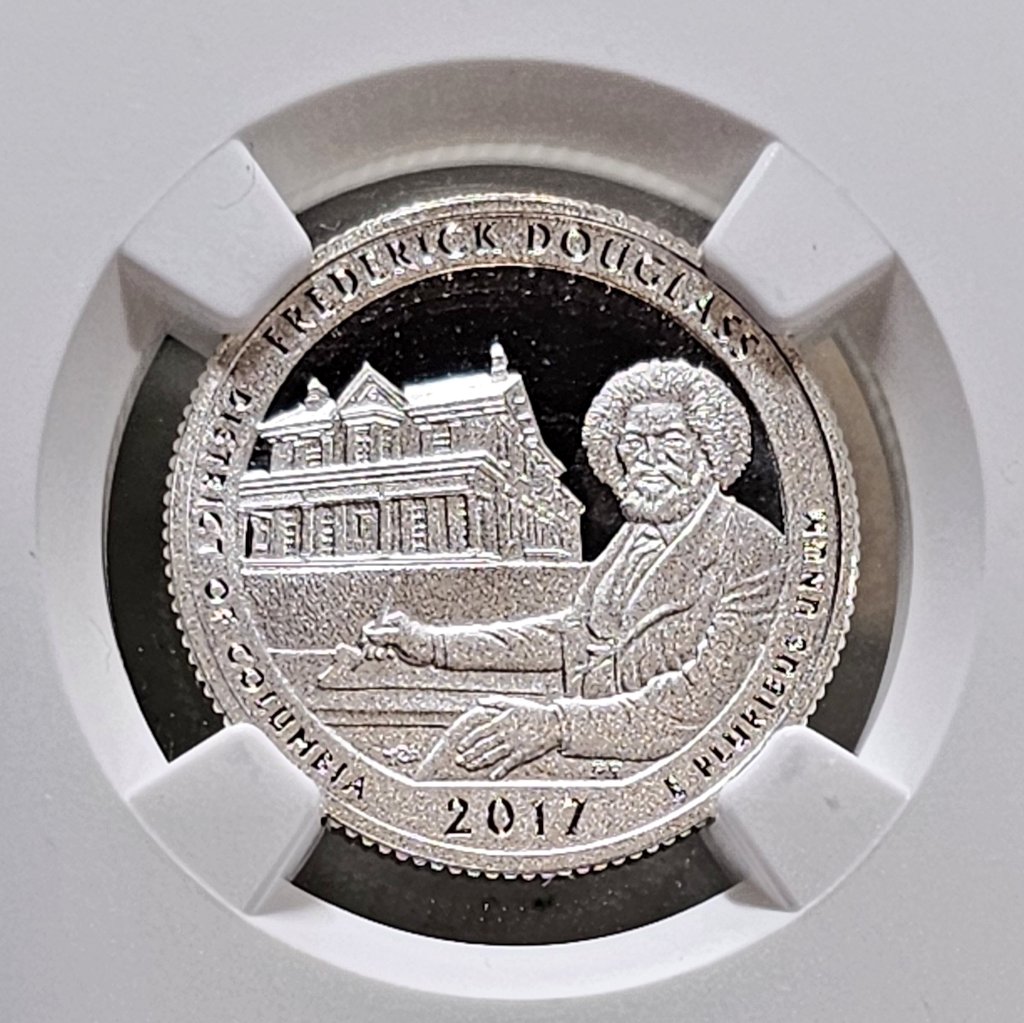 Seems like a good day to check out my 2017-S Silver Proof Frederick Douglass Quarter! #Juneteenth2023 #JuneteenthDay #FrederickDouglass #WashingtonDC #districtofcolumbia