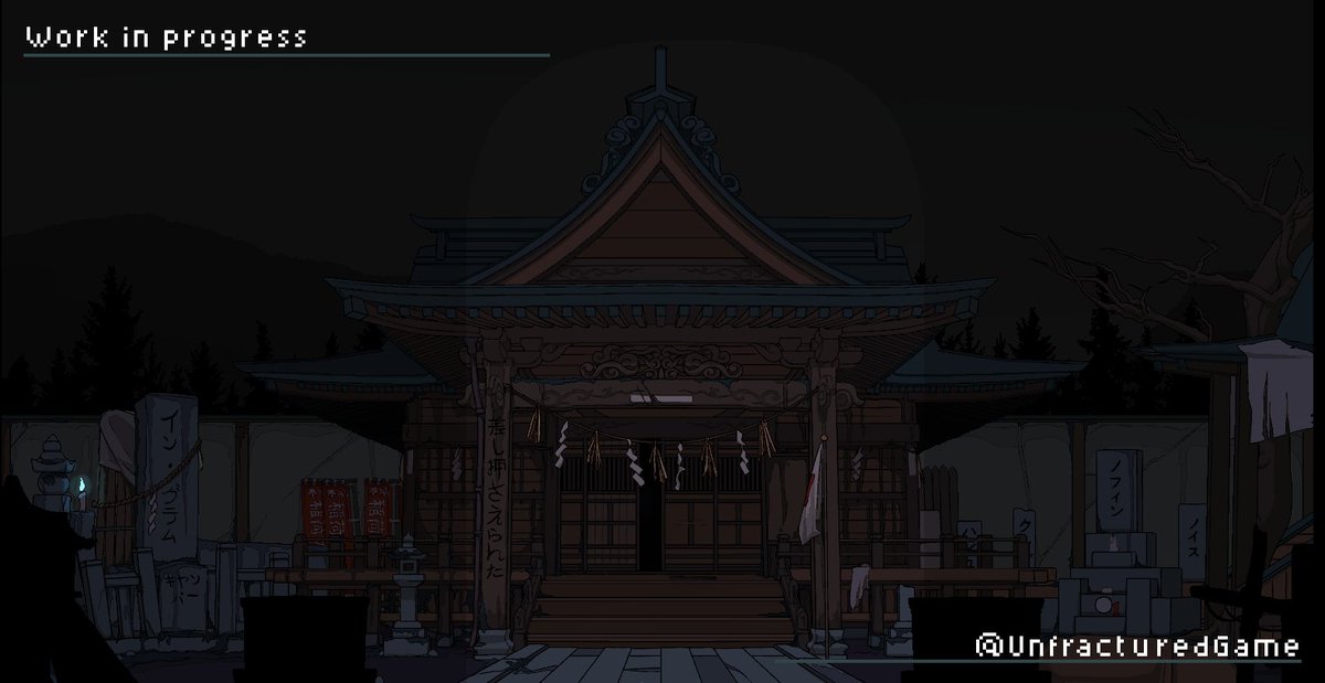UnfracturedGame's tweet photo. I reckon it was about time we gave this place a little makeover.
-Love (and regret from not updating as often as I should), Yin
#IndieGameDev #horrorgame #pixelart #indiegame #pixelart #adventure https://t.co/6tLxnPiu20