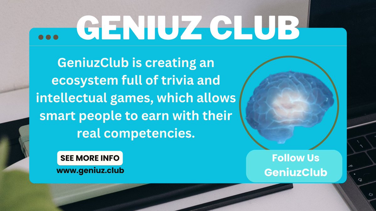 GeniuzClub is creating an ecosystem full of trivia and intellectual games, which allows smart people to earn with their real competencies.

Get more info: geniuz.club

<a href="/geniuz_club/">GeniuzClub</a>
 #Btc #doge #eth #shib #meme #coin #token #nft #Crypto