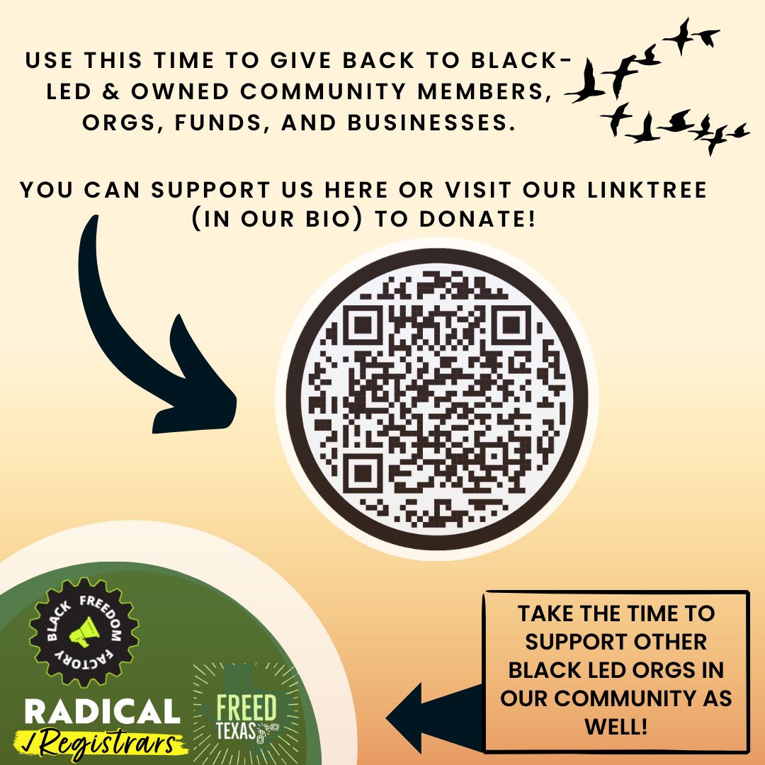 Juneteenth is about looking back as Black folx continue to fight forward in an environment we weren’t supposed to thrive in. One way to support is to donate and uplift your Black community! #Juneteenth2023 #sanantonio