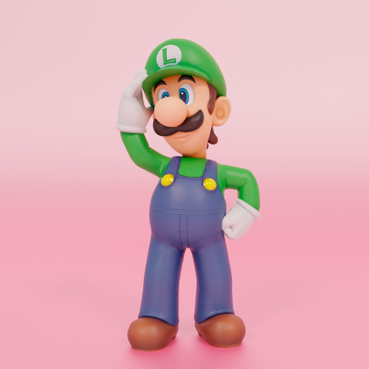 My Luigi fan 3D model is ready! I'm having a lot of fun making Nintendo games fan models. Next one'll be Kart and Bowser's royal piano!
#blender3d #b3d #Luigi #MarioBros #fanart #3D