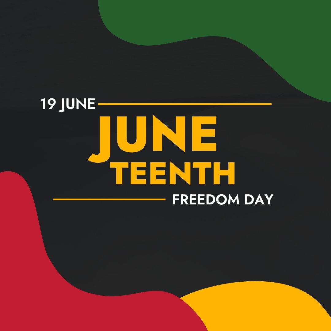 Today we acknowledge the importance of Juneteenth, a time to recognize and reflect on the struggle and triumphs of Black Americans throughout history.