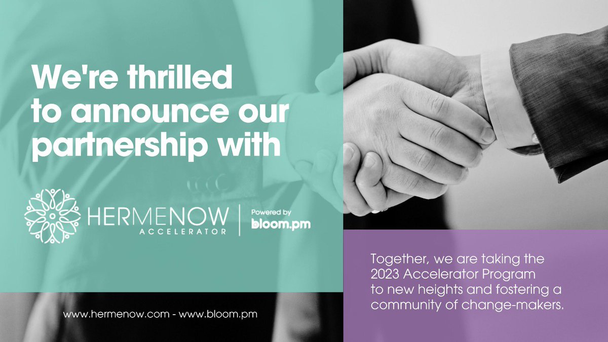 Call for applications for the second edition of HerMeNow Accelerator program are open!
Are you a women-led green social enterprise from Africa or the MENA region looking for support? Apply here! bloom.pm/hermenow
Deadline to apply is on Aug 7, 2023!