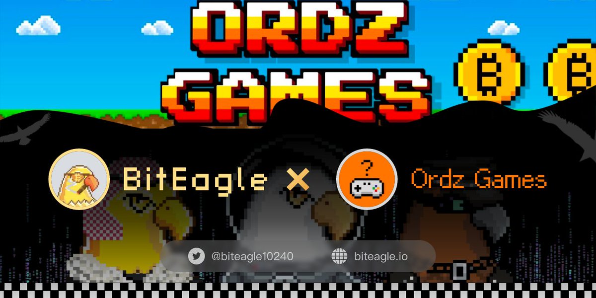 biteagle10240's tweet photo. Welcome New Partner.@biteagle10240 X @OrdzGames The 1st GameFi on BTC powered by $OG$, the 1st BRC-20 token with utility!Play now🔥🔥🔥Let's build together.#OrdinalsNFT #Games #BitEagle 🦅🦅🦅 https://t.co/MY2eO9UWkG