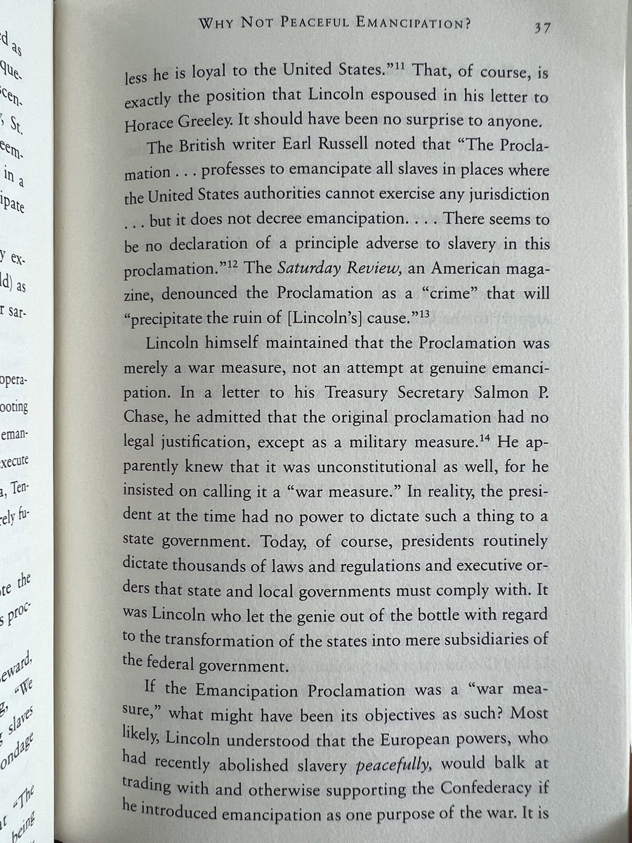 fitnessfeelingz's tweet image. Reminder that The Emancipation Proclamation was:
1. Fake
2. Widely mocked in its time, even members of Lincoln’s own cabinet
3. An attempt to ignite slave revolts against civilians in the South
