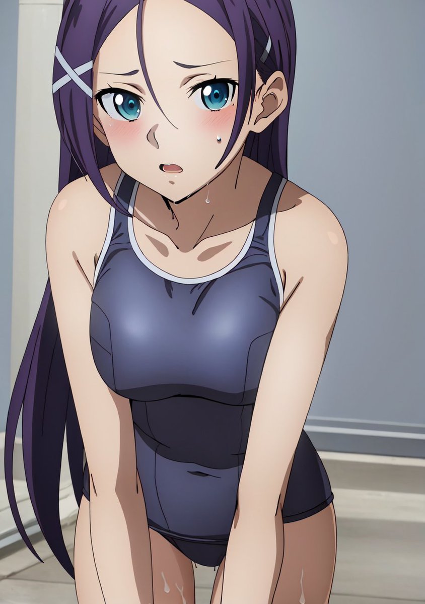 #sao_anime #AIart
school swimsuit, sexy