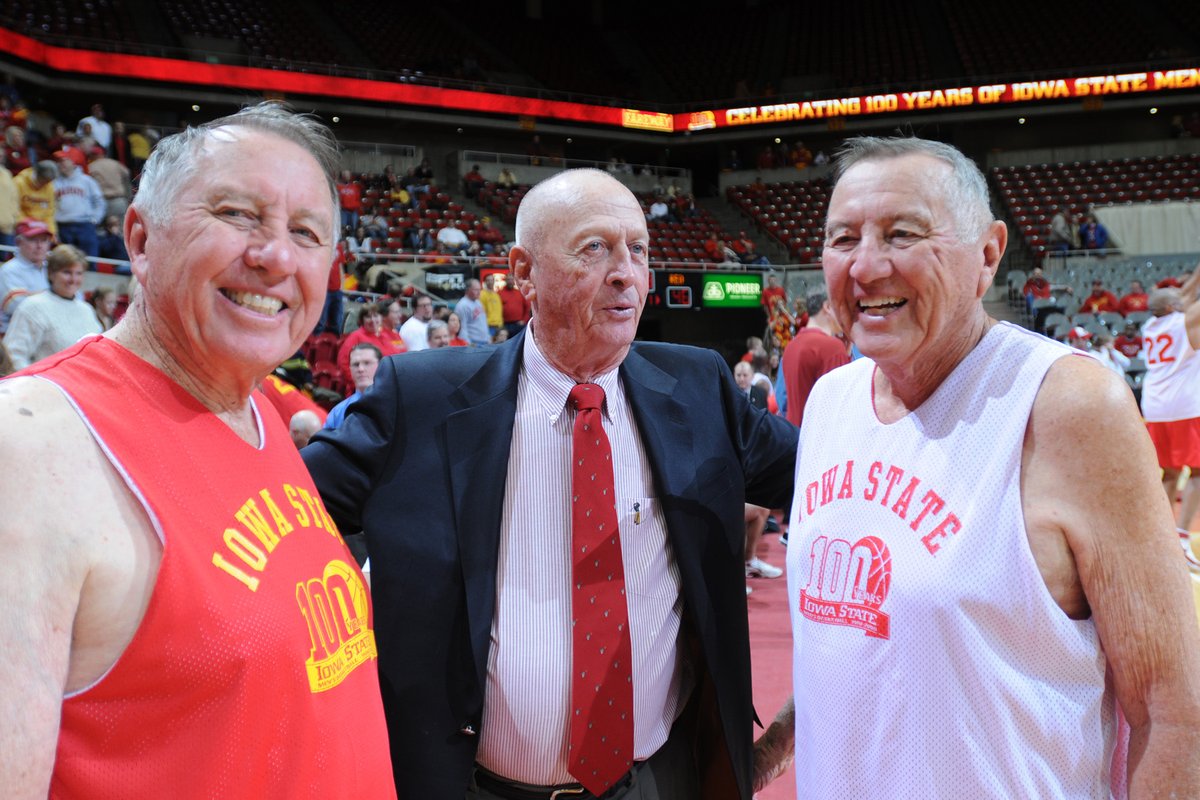 We want to wish a happy 100th birthday to the legendary Wehde twins (Ray and Roy)! Two-sport stars (basketball, track) and members of Iowa State's 1944 Final Four team. 

flipsnack.com/CC65D9DD75E/af…

#CyclONEnation