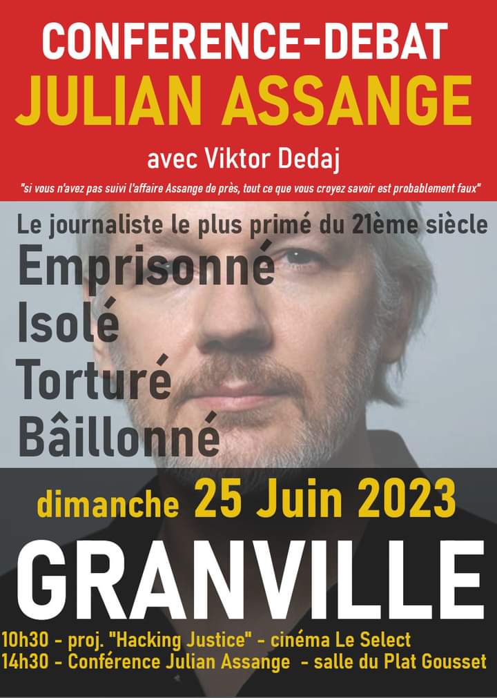rekord_man's tweet photo. L'affaire Assange : une affaire Dreyfus à l'échelle mondiale mais mise sous le boisseau.
Pour celles et ceux qui souhaitent être dûment informé(e)s et " savoir " venez assister à nos conférences !
#ComiteAssange
#Stella_Assange
#unity4jfrancais
Détails ⤵️ https://t.co/ouzZbA5SRI