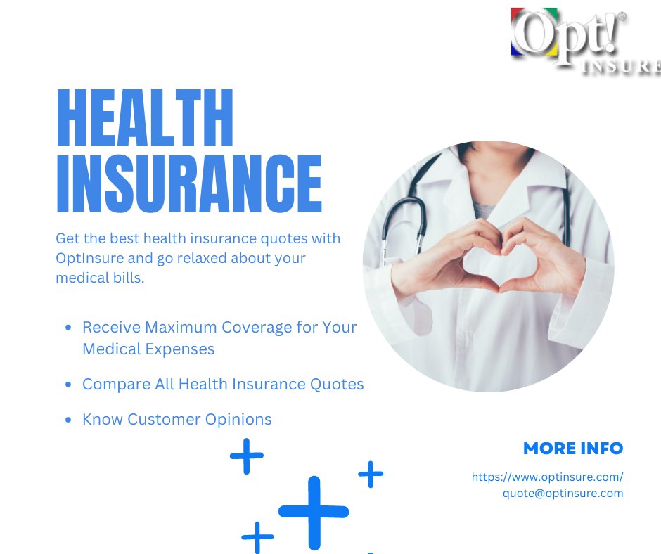 OptInsure's tweet photo. Look for a #healthcareplan that offers the maximum coverage. Ask for multiple quotes from an insurance carrier and try to get quotes from multiple insurance carriers. Choose a high-risk coverage plan, as per your requirements. https://t.co/D3lOhBqaH4 https://t.co/yuslCq8gPj