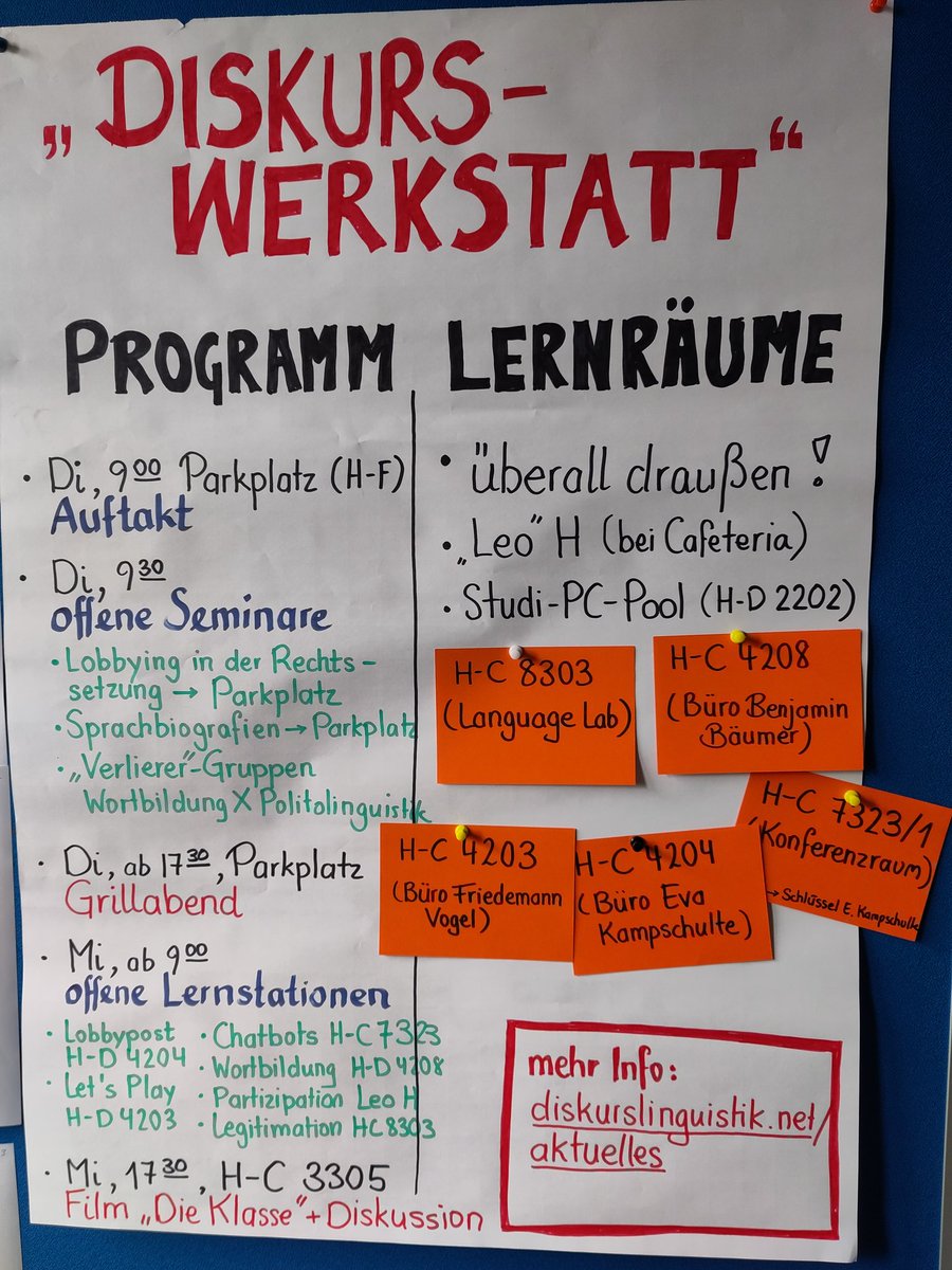 Die #Diskurswerkstatt 2023: "#Ungleichheit" <a href="/UniSiegen/">Universität Siegen</a> kann losgehen - wir <a href="/CoSoDi_Siegen/">Computergestützte Sozio- und Diskurslinguistik</a> freuen uns auf die Diskussion mit den Studierenden! Spontane Gäste sind herzlich willkommen! Nähere Infos unter: diskurslinguistik.net/aktuelles/disk…