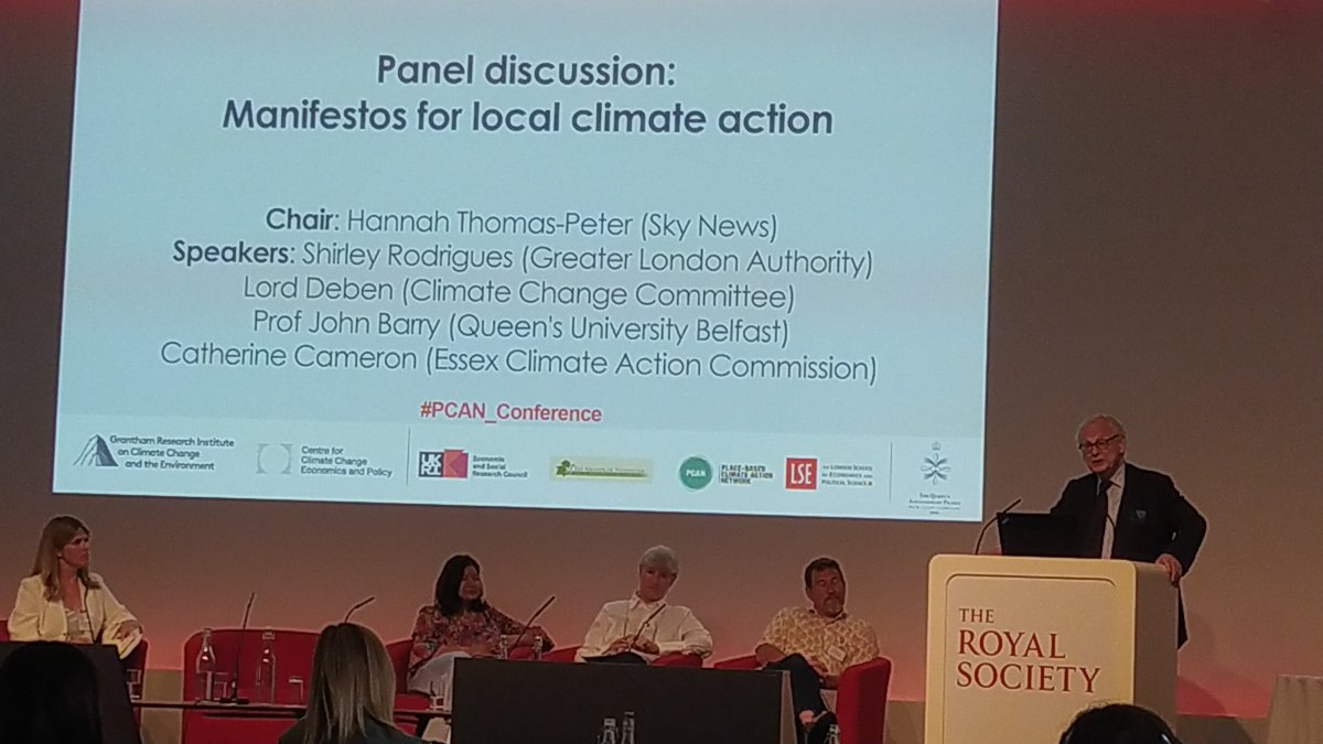 #PCAN_Conference "Every institution needs to be driven by how urgent climate action is" <a href="/lorddeben/">John Deben</a>