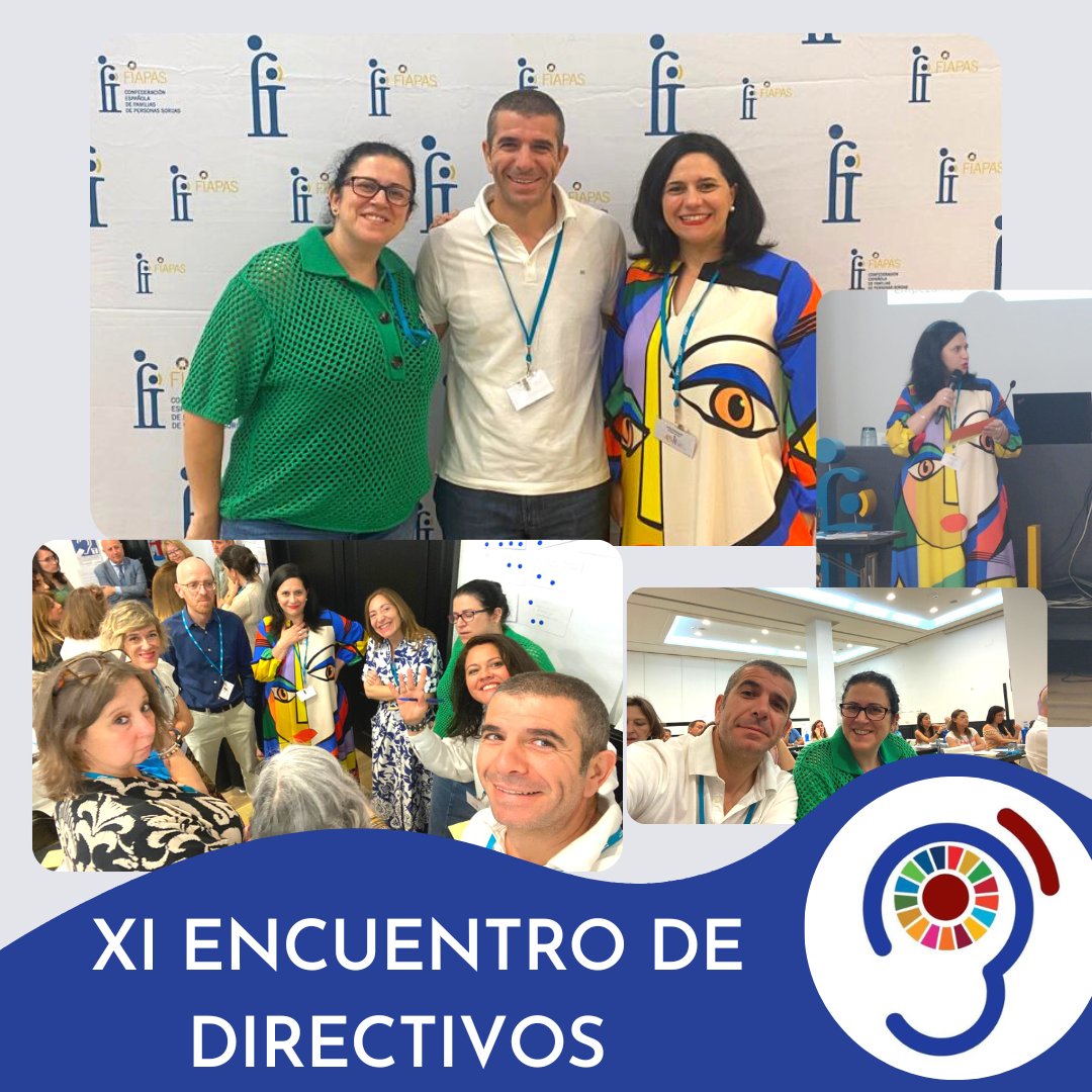 AdabaAsociacion's tweet photo. #ADABA  junto a @FEDAPAS y @ascapas  participan en el XI Encuentro de Directivos celebrado por @FIAPAS , donde se ha conmemorado su 45 Aniversario.
#ADABA #45AniversarioFIAPAS #LaFamiliaFIAPAS #discapacidad #sordera #hipoacusia #premios #reconocimiento https://t.co/XEDViP7cAm