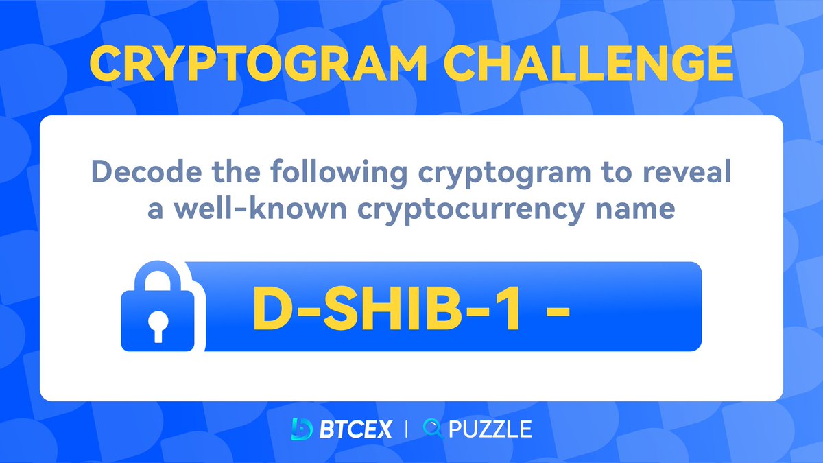 🕵️‍♂️ Think you have what it takes to solve our cryptogram? 🤔 Share your best guess in the comments 🧐 #BTCEX #cryptocurrency #crypto #cryptofun