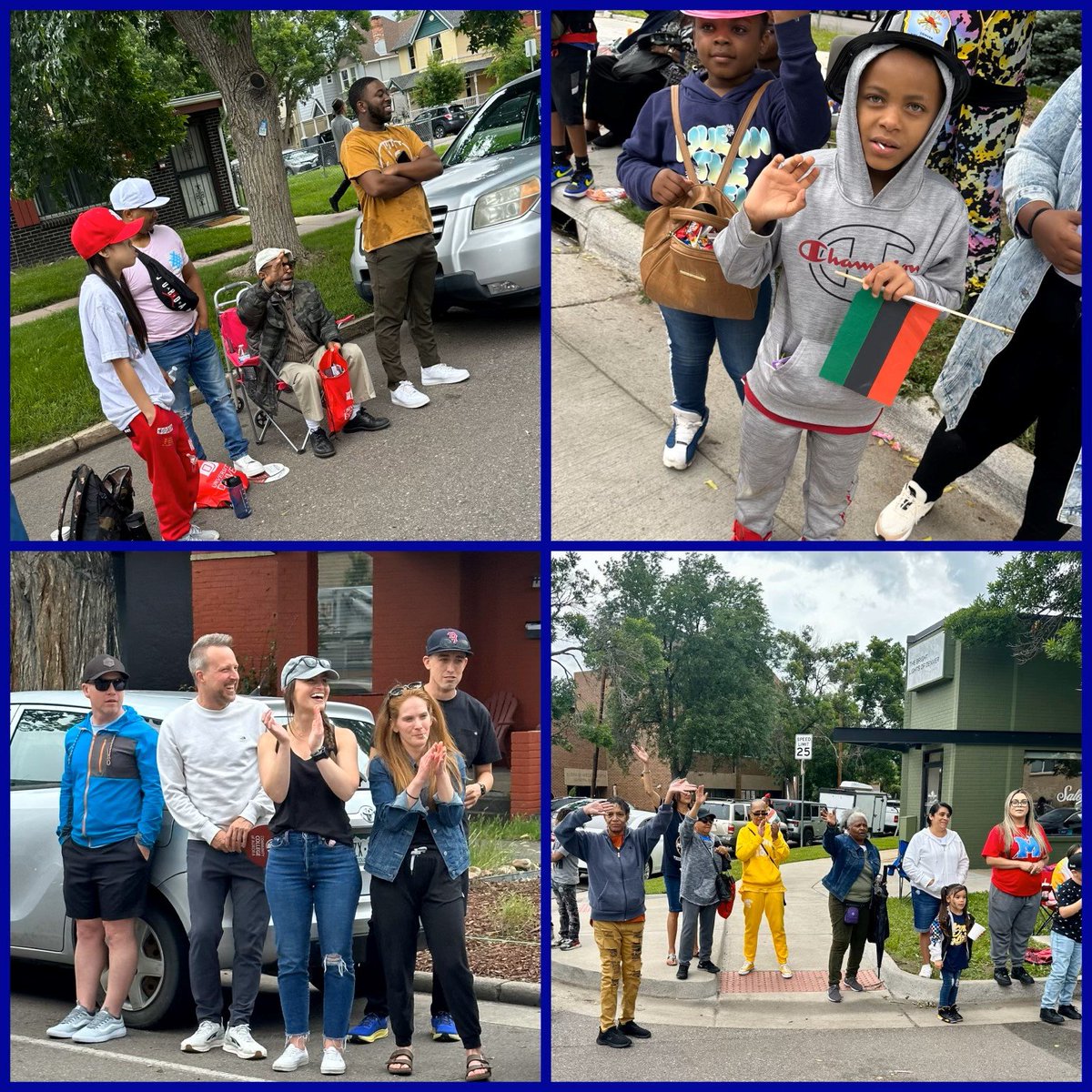 DenverFOP27's tweet photo. FOP27 supports the Black Sheriff's Protective Association and the Denver Community at the Juneteenth Parade...thank you Denver for your support and love!! https://t.co/0OUcOiSv9U