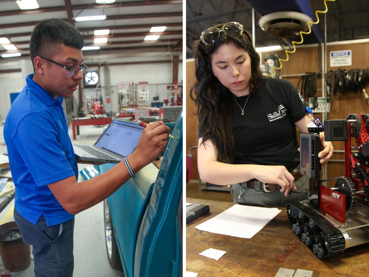 TSTCHarlingen's tweet photo. Seven TSTC students will compete for gold medals at the 59th annual SkillsUSA National Leadership and Skills Conference. Read more ➡️ https://t.co/BAOMPXLsqY https://t.co/QYY8p2tyA9