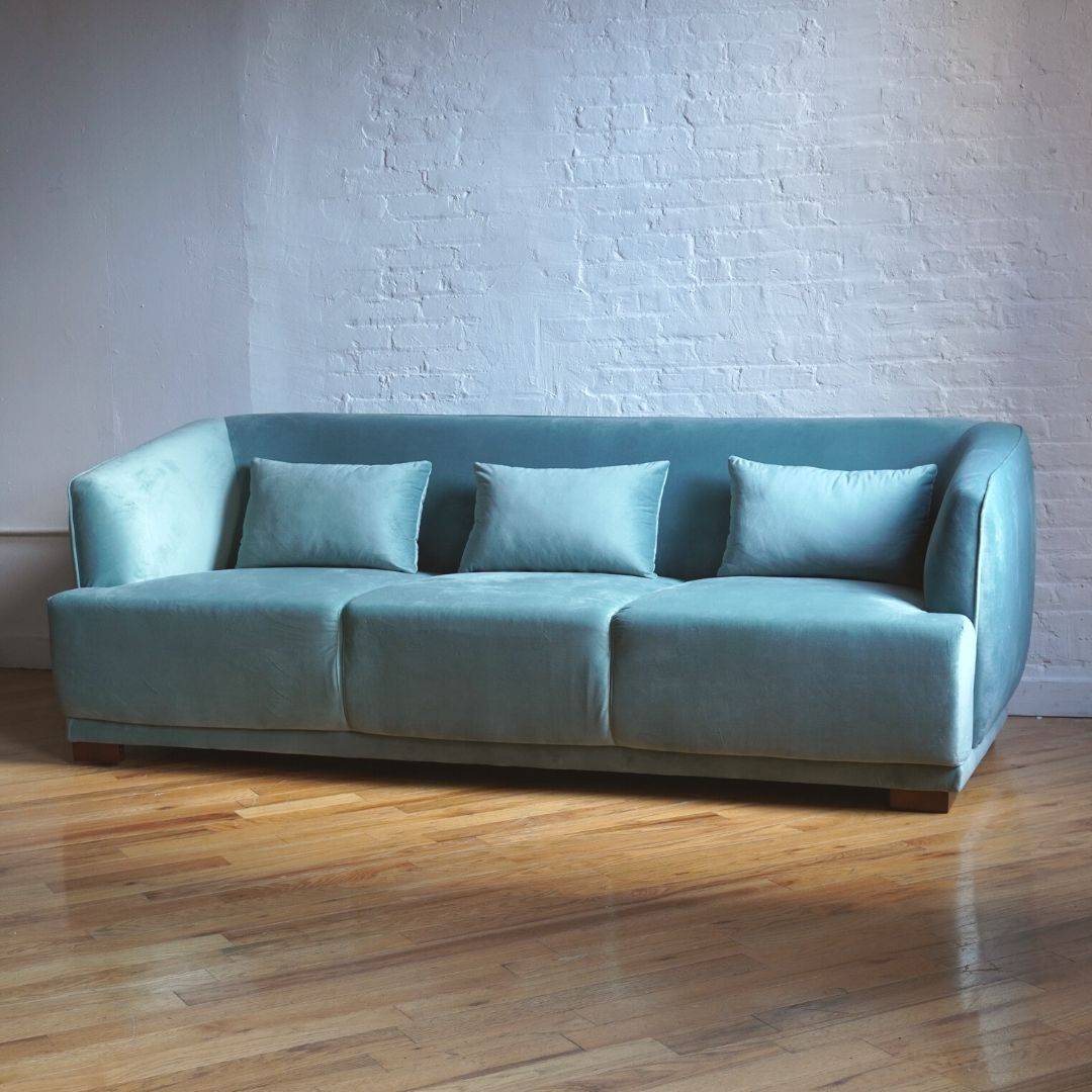 BrooklynSpaceCo's tweet photo. Harmony sofa is the perfect combination of comfort, style and modernism. On display at our Dumbo showroom and in stock in seafoam and ocean blue velvet.
Order now before they're gone! https://t.co/60yczlK8Yk