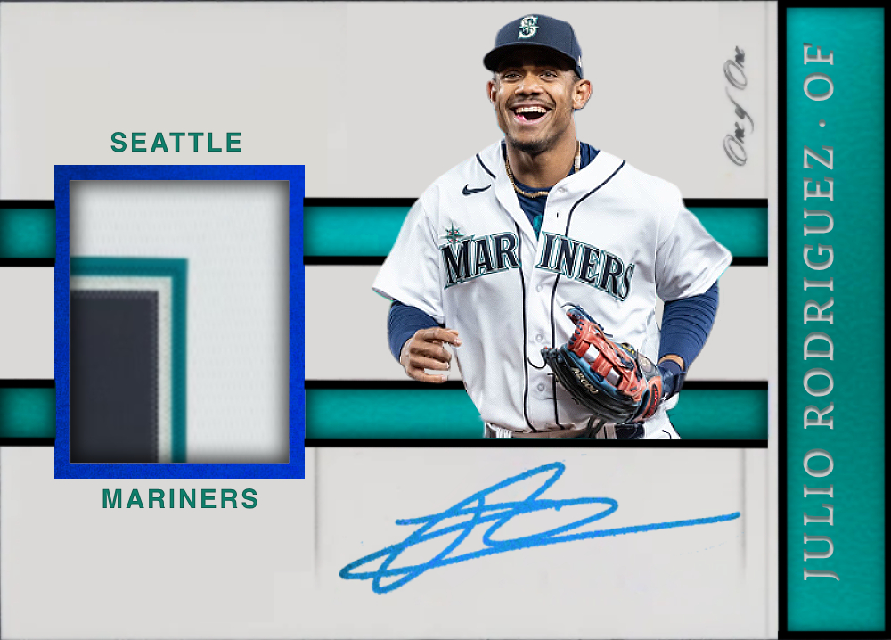 I designed a patch card based off the Luka Donic Rookie Logoman for MLB. I didn't use an MLB patch, but I used a Mariners Jersey Patch. 

@CardPurchaser 

J-Rod: