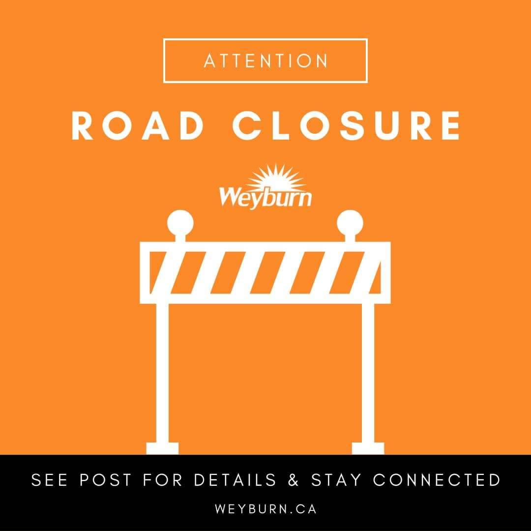 City of Weyburn on Twitter "ROAD CLOSURE 5th St. June 19 5th St
