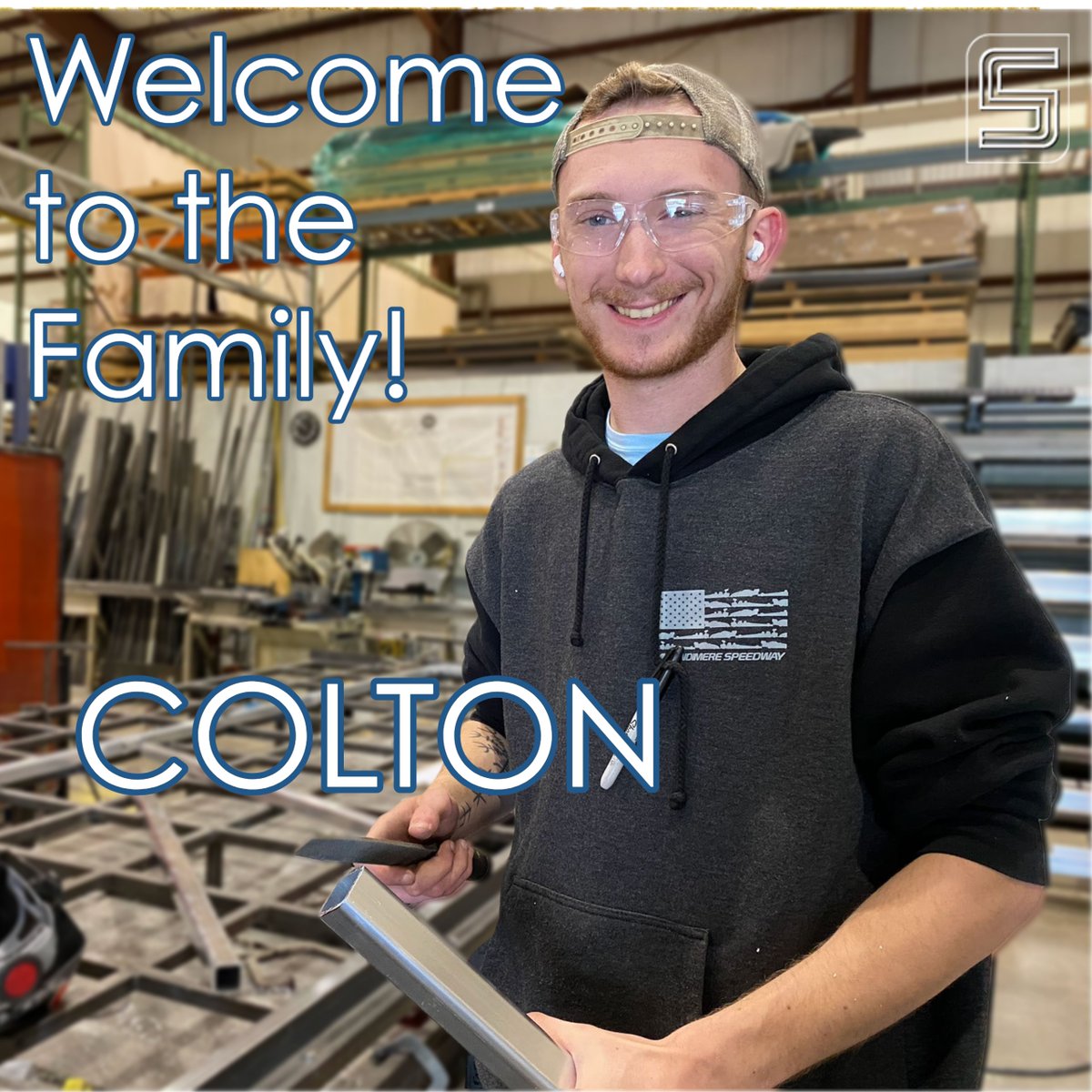 Colton is a new member of our metal dept. He earned his General Welding Certification from the Hobart Institute of Welding Technology, & has multiple certs in MIG, TIG, & stick. Colt is a 'huge car person.'
#WelcomeToTheFamily Colton! 
#EmployeeAppreciation #WeHaveTheSolutions