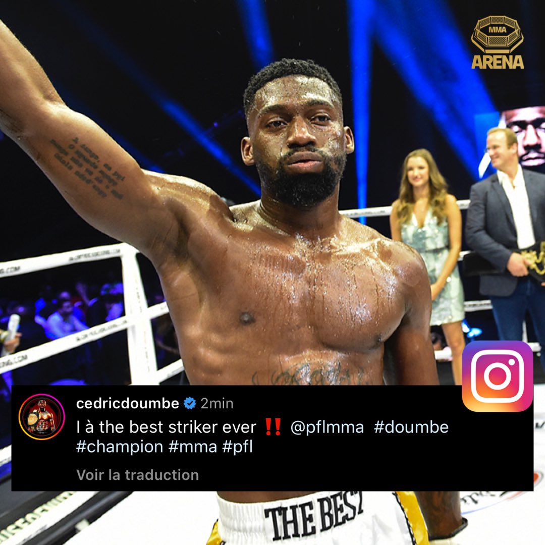 ARENA on Twitter "Cedric Doumbe dit être le meilleur striker de l’histoire