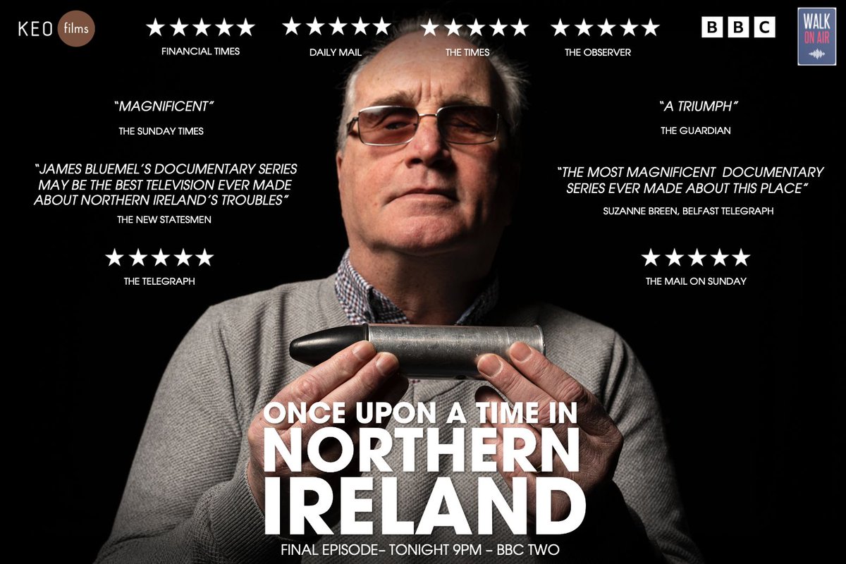 final episode of Once Upon A Time in Northern Ireland made by <a href="/KEOfilms/">KEO films</a> directed by James Bluemel - tonight 9pm #OnceUponATimeInNorthernIreland