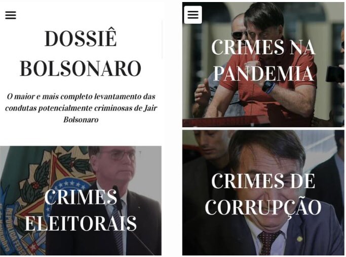 Bom dia. Espalhem por favor. 
dossiebolsonaro.com