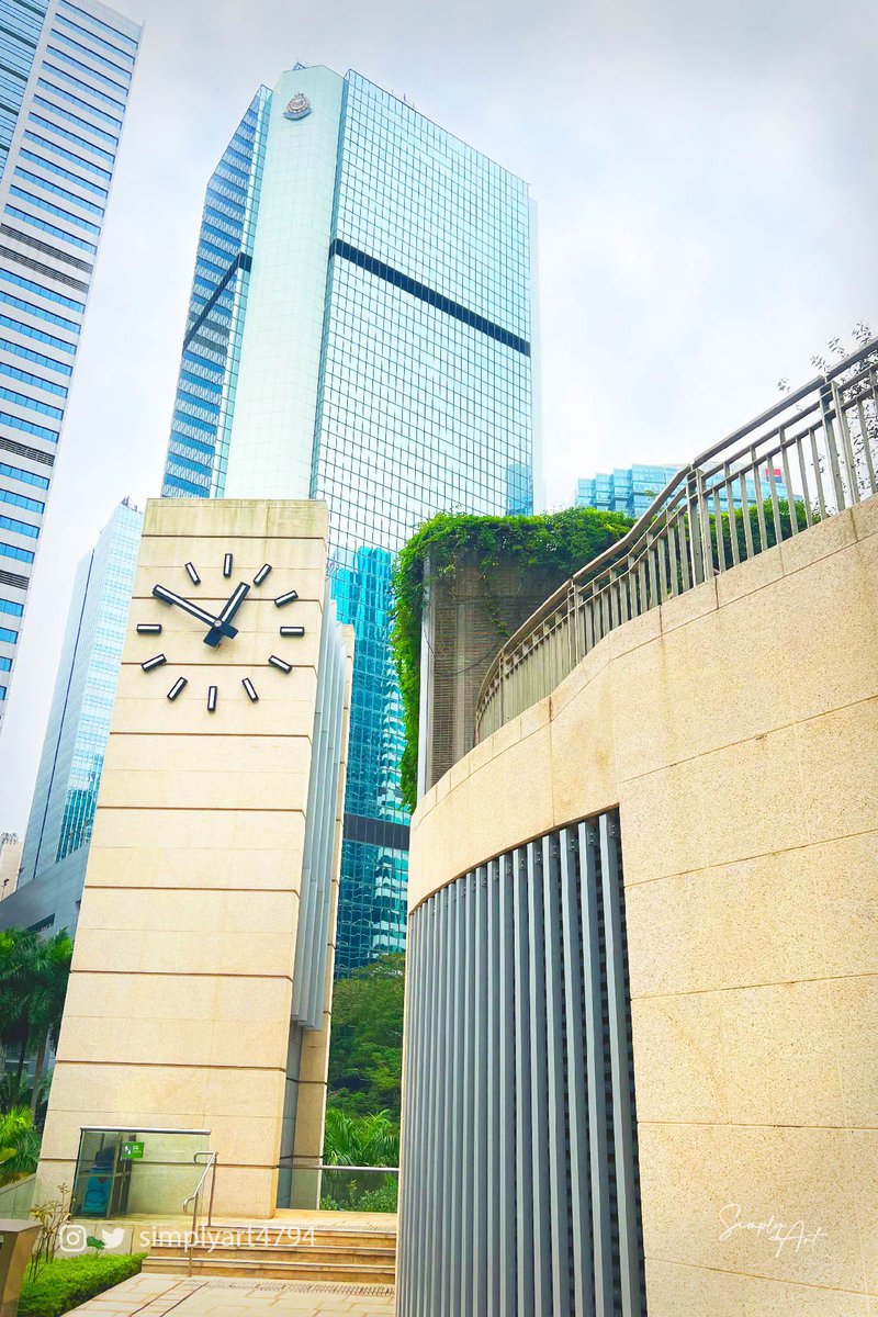 Photography · Tower Clock 
Place@HongKong

Follow @simplyart4794 

#simplyart4794 #hongkong #city #harcourtgarden 
#scenery #buildings #landscape #citycentre
#cityview #clock #architecture #structure #discover 
#policeheadquarters #arsenalhouse #cloudsky
#skyscapers