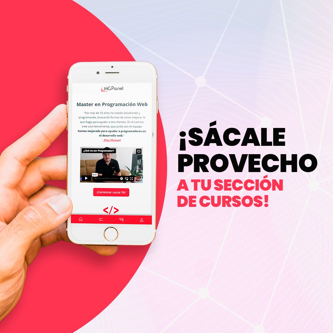 mgpanel_co's tweet image. 🚀 Potenciando tu curso de programación alojado en tu sitio web puedes alcanzar a una audiencia ávida de conocimiento. 
🌟 Es por ello que debes utilizar estrategias efectivas para promocionar tu curso y maximizar su alcance. 
#cursodeprogramación 
#aprendizajeonline