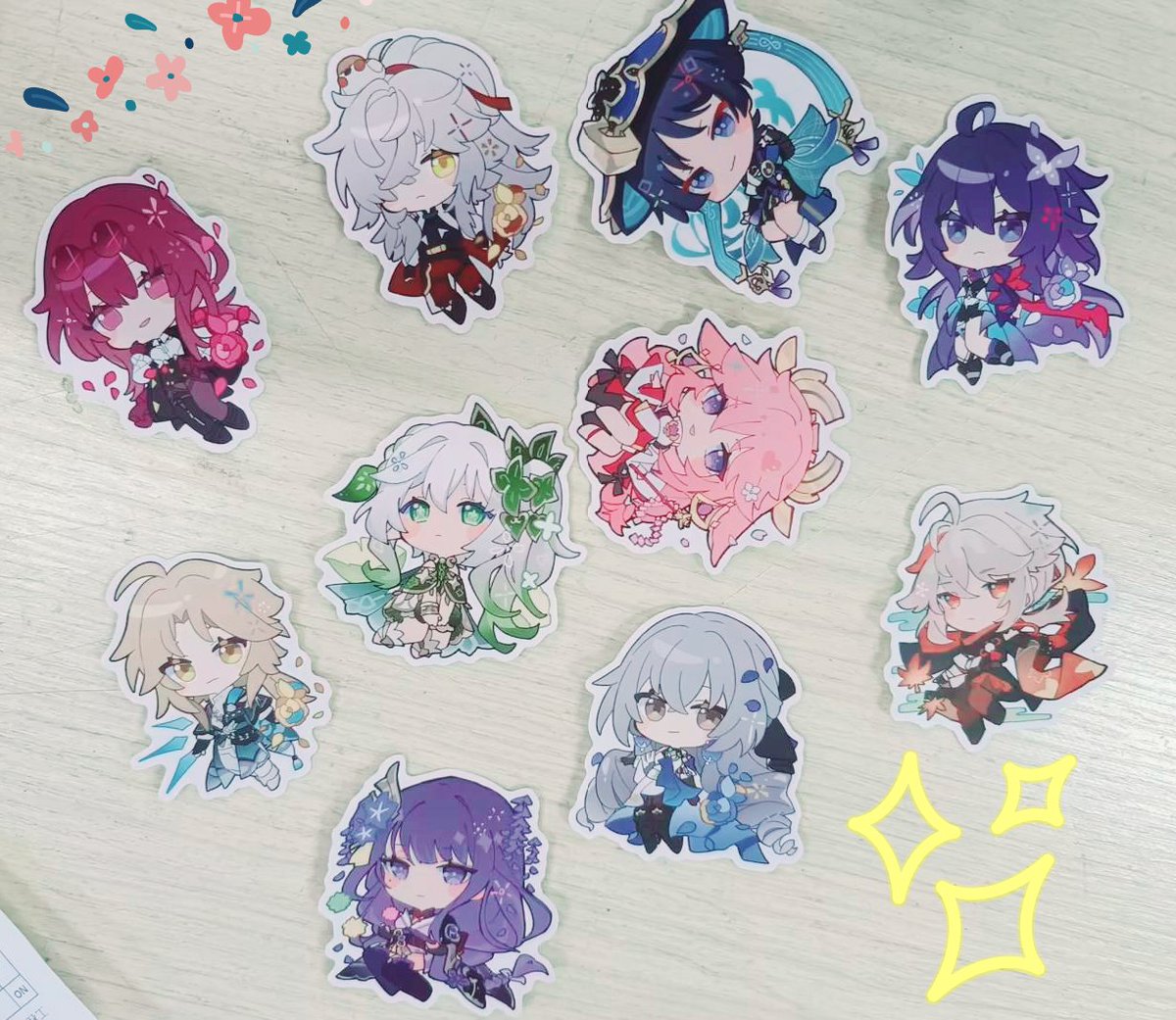 「I made some stickers for fun, hoping the」|emmi 🍡 animeboston 103のイラスト