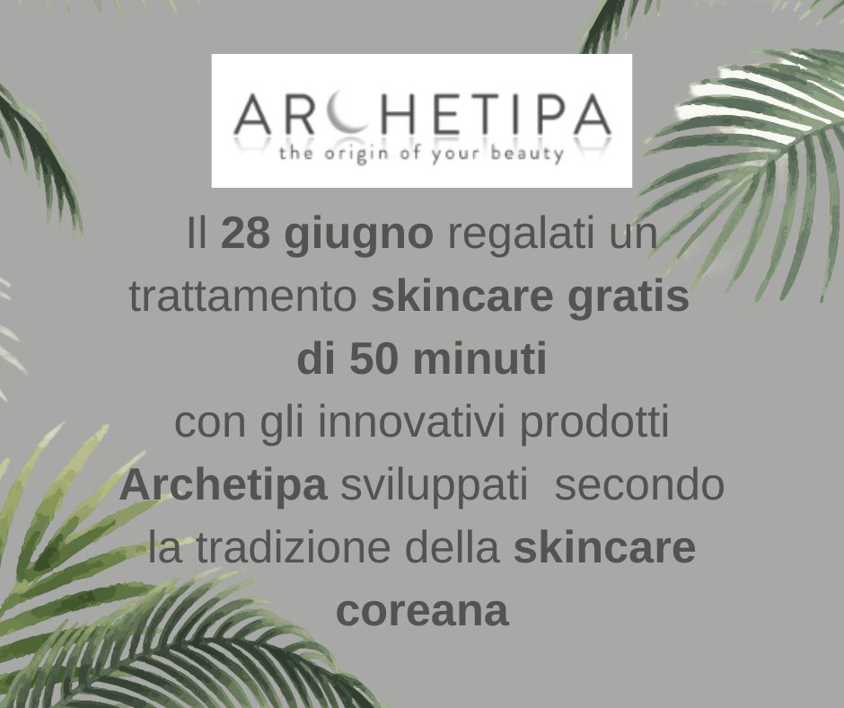 Prenota il tuo trattamento di skincare gratuito di 50 minuti con l'esperta e scopri i prodotti Archetipa 💆‍♀️✨
Prenota chiamando in Farmacia o tramite whatsapp allo 0362623641