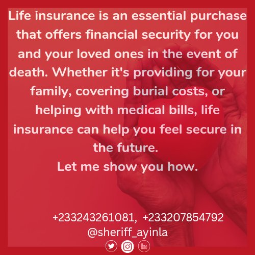 ARE YOU AND YOUR FAMILY INSURED?

#Lifeplanner #lifeinsurance #lifeassurance #insurance #insurancecoverage