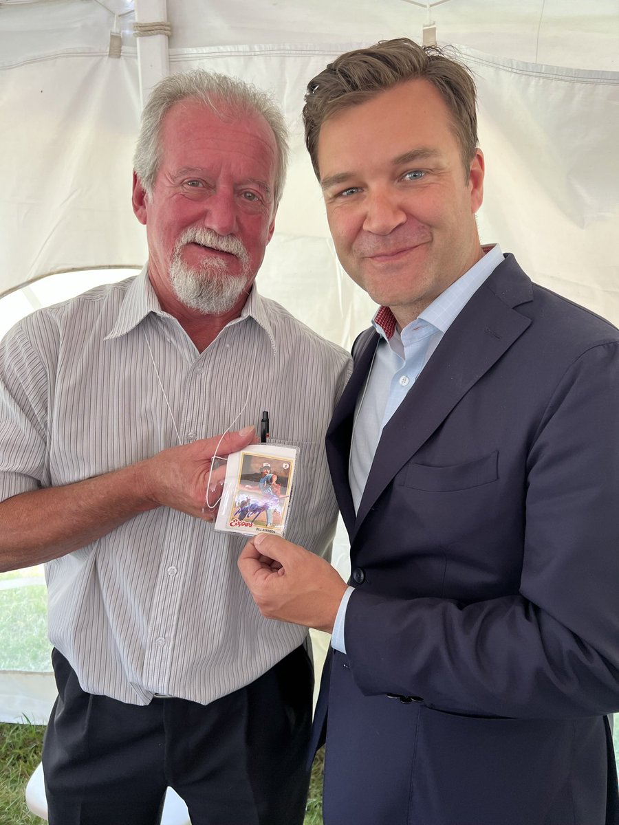 jeneroux's tweet photo. ⚾️ This weekend, it was an honour to attend the Baseball Hall of Fame Induction ceremony @CDNBaseballHOF in St. Mary’s, Ontario. A must visit for every baseball fan in 🇨🇦 

Congratulations again all inductees ⚾️ 

#cdnpoli #yeg #baseballhalloffame https://t.co/QWRYqregtr