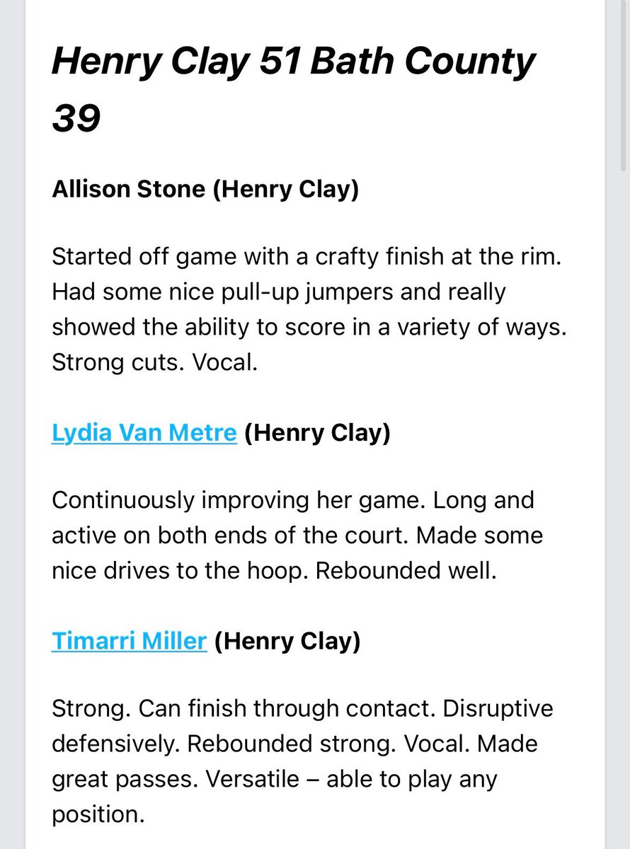 Henry Clay Girls Basketball (@hchs_ladydevils) on Twitter photo So proud of our girls this past weekend at the Cardinal Classic! π #clayway
<a href="/Timarrimiller/">T</a> <a href="/Lvanmetre1/">Lydia Van Metre</a> <a href="/stone_alli/">Alli Stone</a> So proud of our girls this past weekend at the Cardinal Classic! π #clayway
<a href="/Timarrimiller/">T</a> <a href="/Lvanmetre1/">Lydia Van Metre</a> <a href="/stone_alli/">Alli Stone</a>