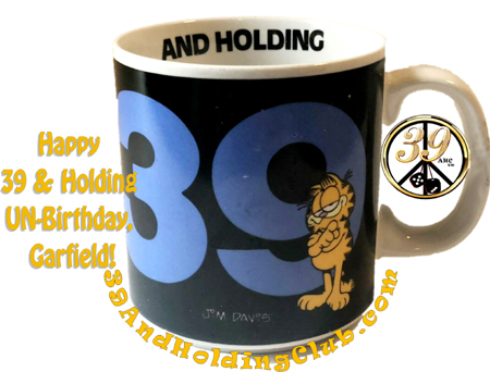 Few people can match the enduring youth & joyful irreverence of one special cat who turns #39AndHolding AGAIN, today! JUNE 19this #GarfieldTheCatDay & nobody is #AgingWithATTitude like Garfield! MORE: @39HoldingClub BLOG bit.ly/3N9G50i