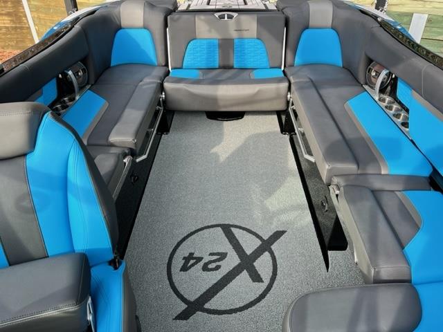 2021 Mastercraft X24 with 90 hours on the Ilmor 6.2L motor at Annapolis Watersports in Edgewater, MD for $164,500.  Find this boat and more inboards on OnlyInboards.com #annapoliswatersports #mastercraftx24 #mastercraftboats onlyinboards.com/2021-MasterCra…