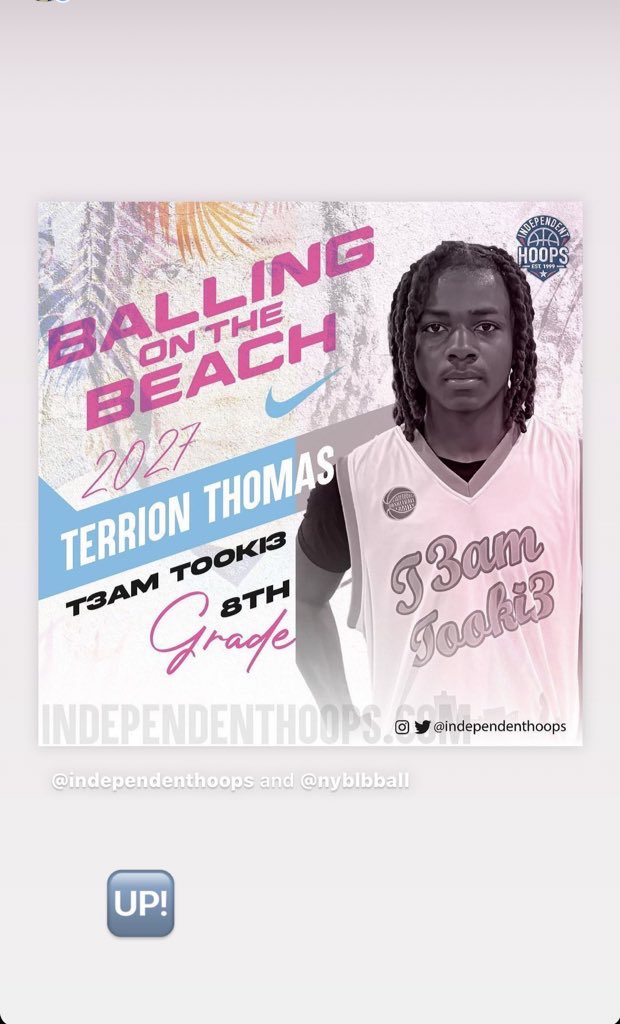 Terrion Thomas 2027 ATH tweet media