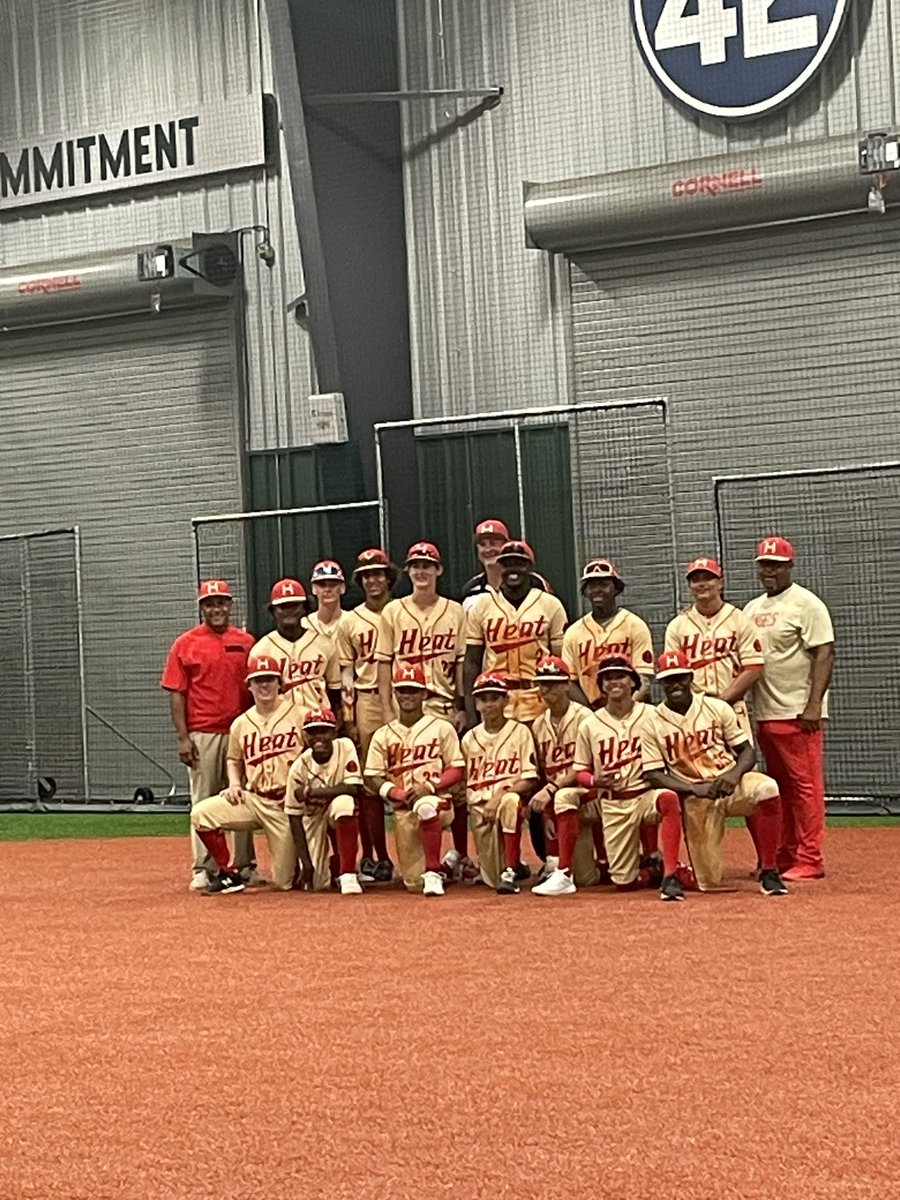 HaydenSalus's tweet photo. Had a great weekend with the boys at the Jackie Robinson Facilities in Vero Beach FL; My swing was feeling a lot smoother, I also pitched 6 innings with no earned runs and struck out 4 batters with no hard hits given up. 
@FLHeat_Baseball @MLBDevelops https://t.co/jsNYi3wgTH