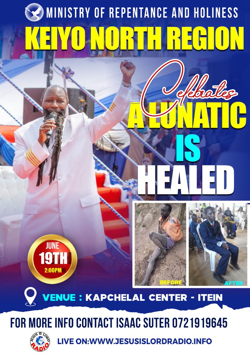 f_phelesia's tweet photo. Today we celebrate with Keiyo North Region in Kenya thanking God for healing and restoring a lunatic https://t.co/1BdTamF3JF