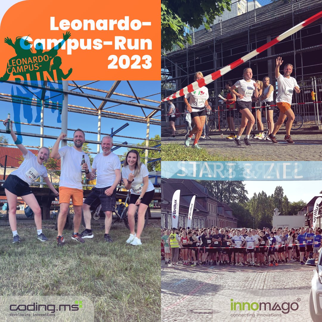 codingms's tweet image. Vergangenen Mittwoch haben wir zum zweiten Mal in Folge am Leo-Run des Hochschulsports Münster teilgenommen. Unsere Kollegen Christian, Franka, Ismina und Thomas haben beim 5 km Brillux-Run persönliche Bestzeiten erzielen können. 🥳
#sport #run #muenster4life #2023