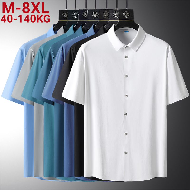 Buy link-alli.pub/6q59sw
Large Size 8XL Summer Men's Solid Color Short Sleeved Shirt Loose Elasticity Casual Black White Quick Dry Silk Male Shirts.
#bestshirt
#bestshirt
#bestloose
#bestmensshortsleeved