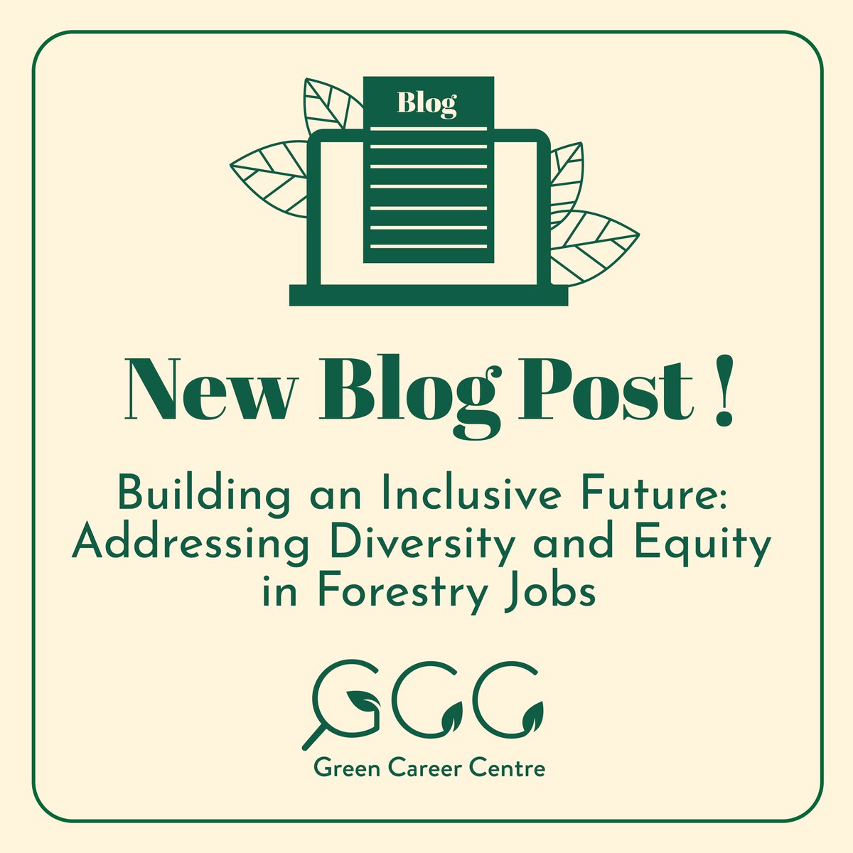 greencareerca's tweet photo. 🌿 The Green Career Centre’s new blog post is out now!

🌲 Our latest blog post dives deep into the urgent need for diversity, equity, and inclusion in the forestry sector.

🔗 Read our blog post here: https://t.co/jwi8cZl5TH

#forestry #dei #sustainability https://t.co/Qq5sJUVEh4