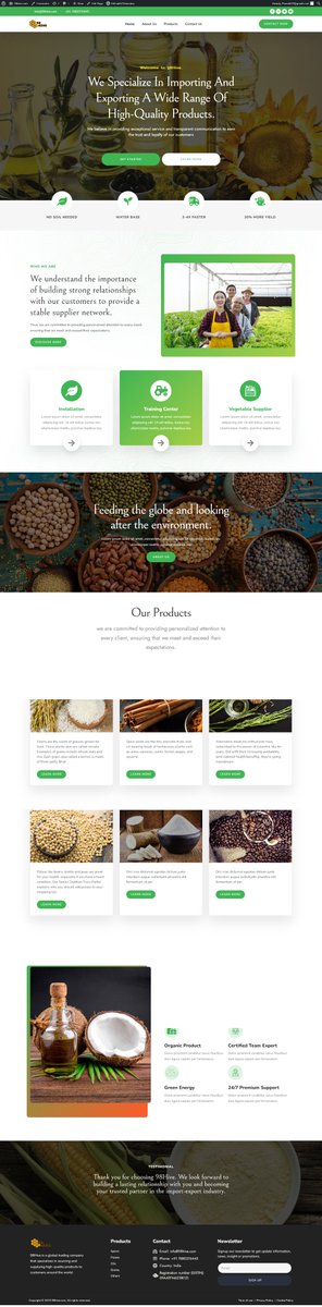 naeem_siyam's tweet image. Agriculture website design with WordPress with Elementor-pro  Portfolio: developernaeem.com …contact: cutt.ly/A5SHMqQ
 #developernaeem #websitedesign #wordpress #wordpresswebsite #wordpressdeveloper #elementor #elementorpro #agriculture #seed #businessbranding